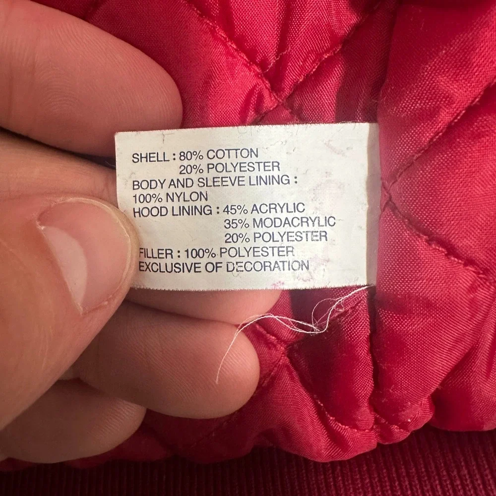Gap Kids Red Full Zip Sherpa Lined‎ Hoodie Arch Logo Youth Extra Large XL (12)